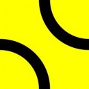 Настенная плитка Лабиринт 3 желтая матовая 20х20