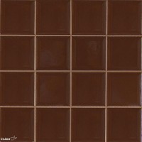 Настенная плитка коричневая глянцевая MC6 - 33x33 
