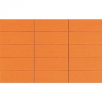 Плитка Vetro Relieve Naranja 25х40