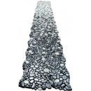 Растяжка  АНТИСЛИП из мозаики камешки Gravel DGZ-2 серая KERAMISSIMO